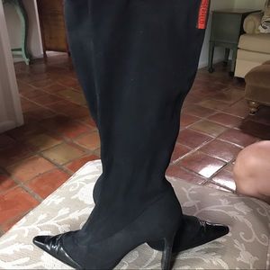 Patent Leather Knee high Boots